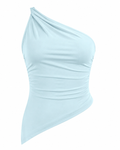 Asymmetrical One-Shoulder Slim Fit Cami
