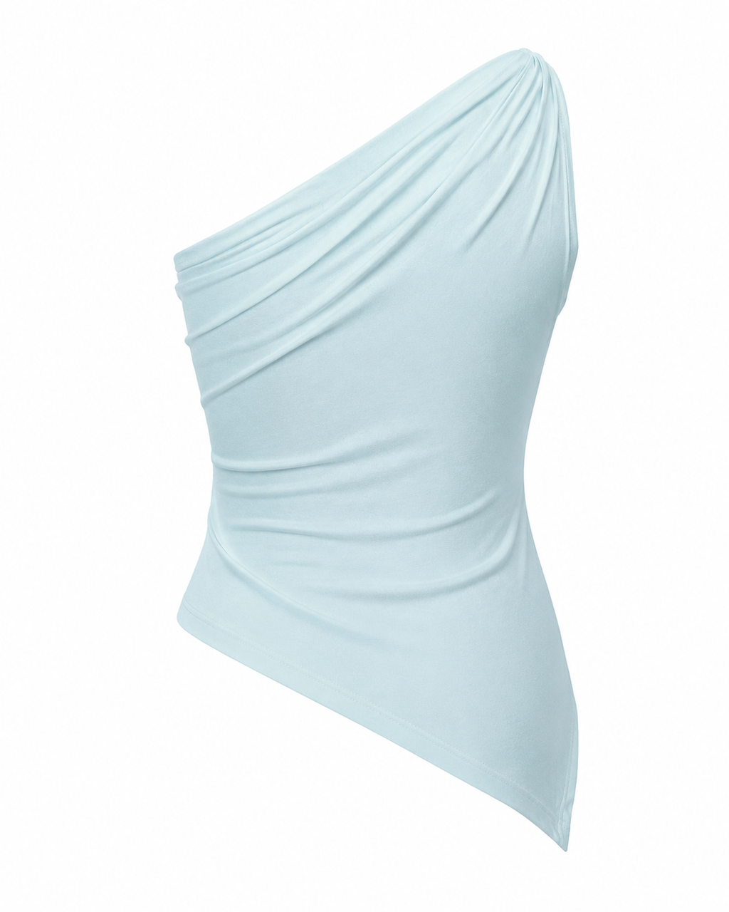Asymmetrical One-Shoulder Slim Fit Cami