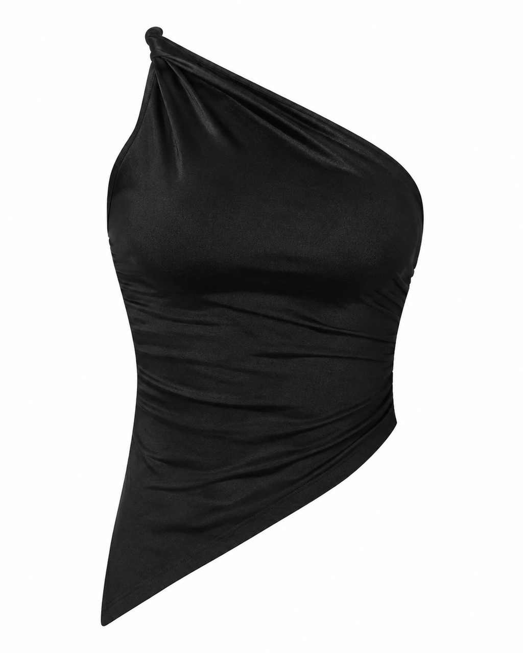 Asymmetrical One-Shoulder Slim Fit Cami