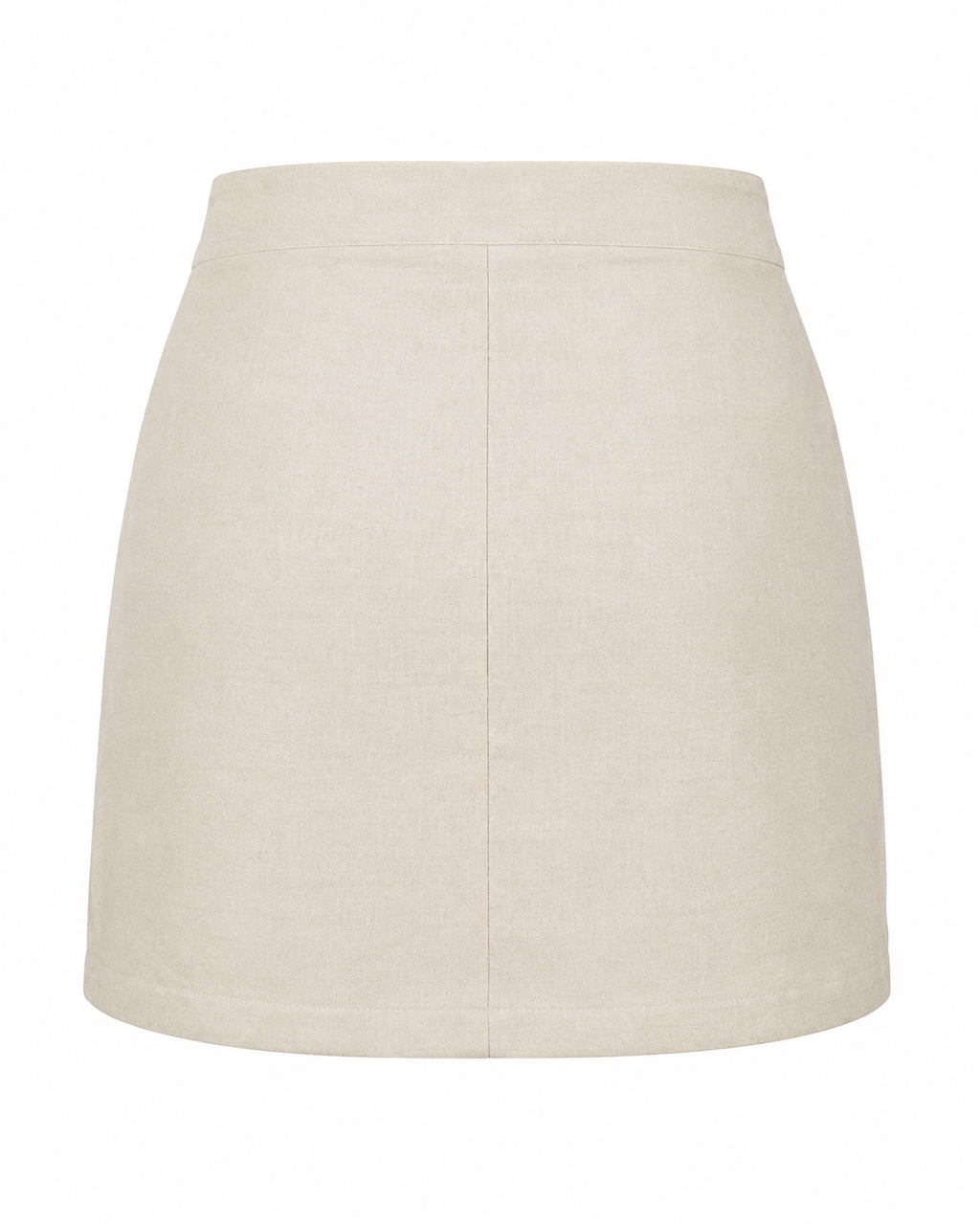 Knotted Buckle Mini Skirt