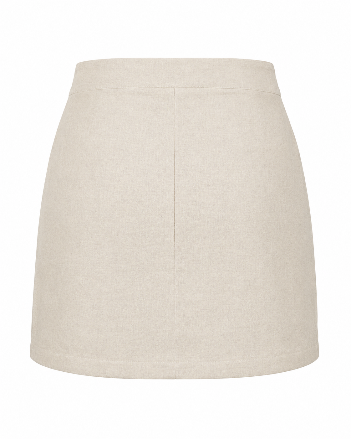 Knotted Buckle Mini Skirt