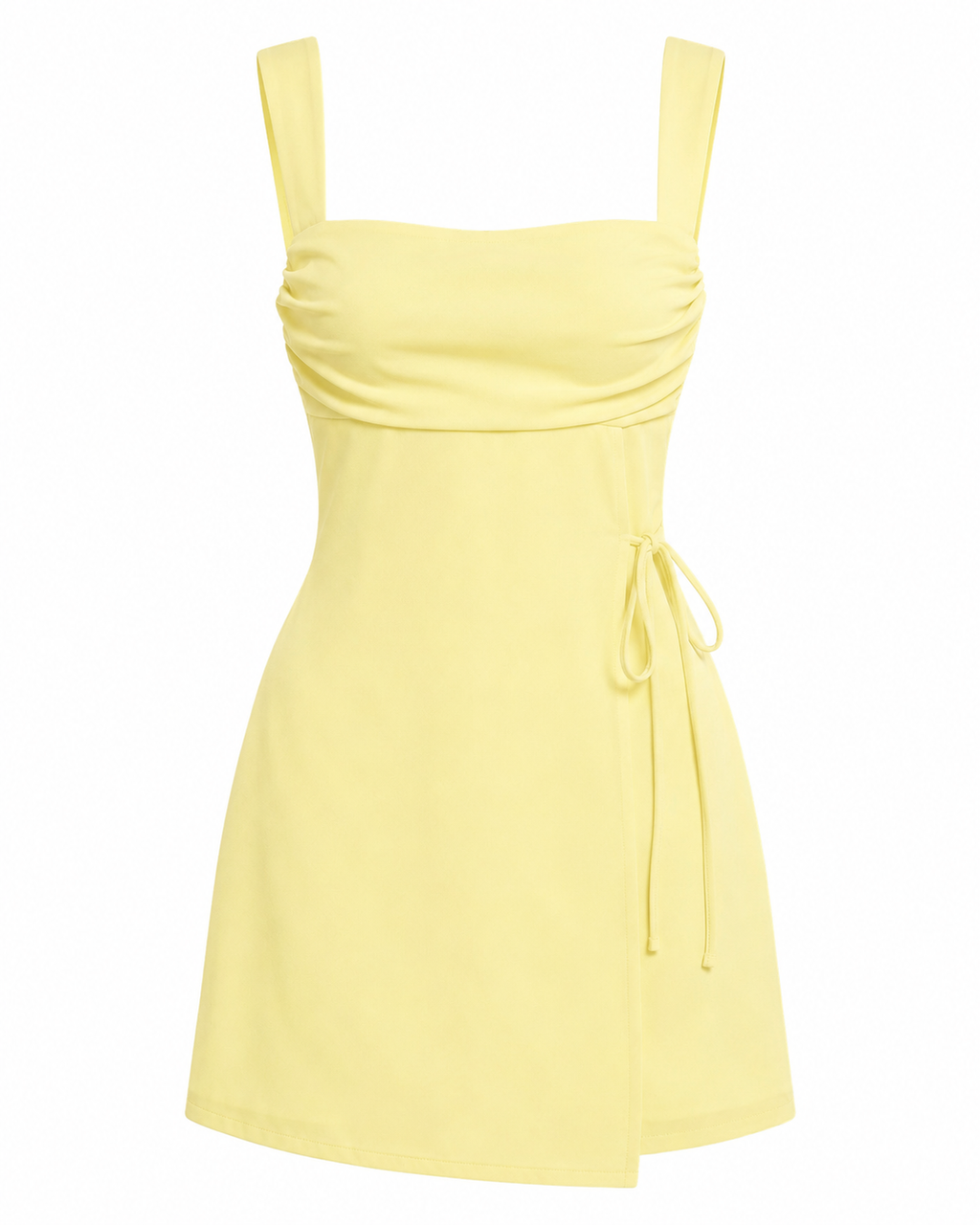 Square Neck Sleeveless Mini Dress
