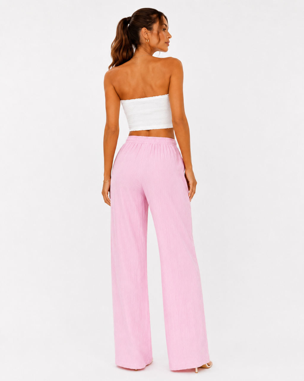 Tied Wide Leg Pants