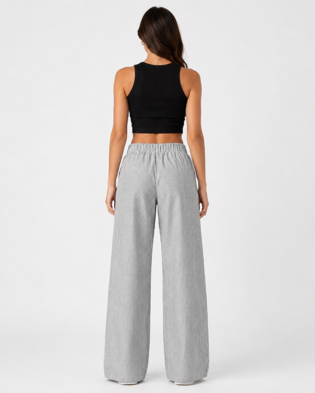 Striped Wide Leg Pants