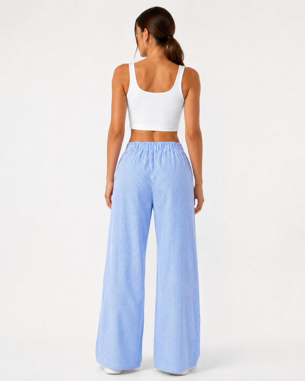 Striped Wide Leg Pants