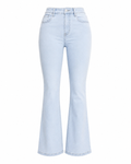 Full Size Wash High-Waisted Flare Jeans Plus Size