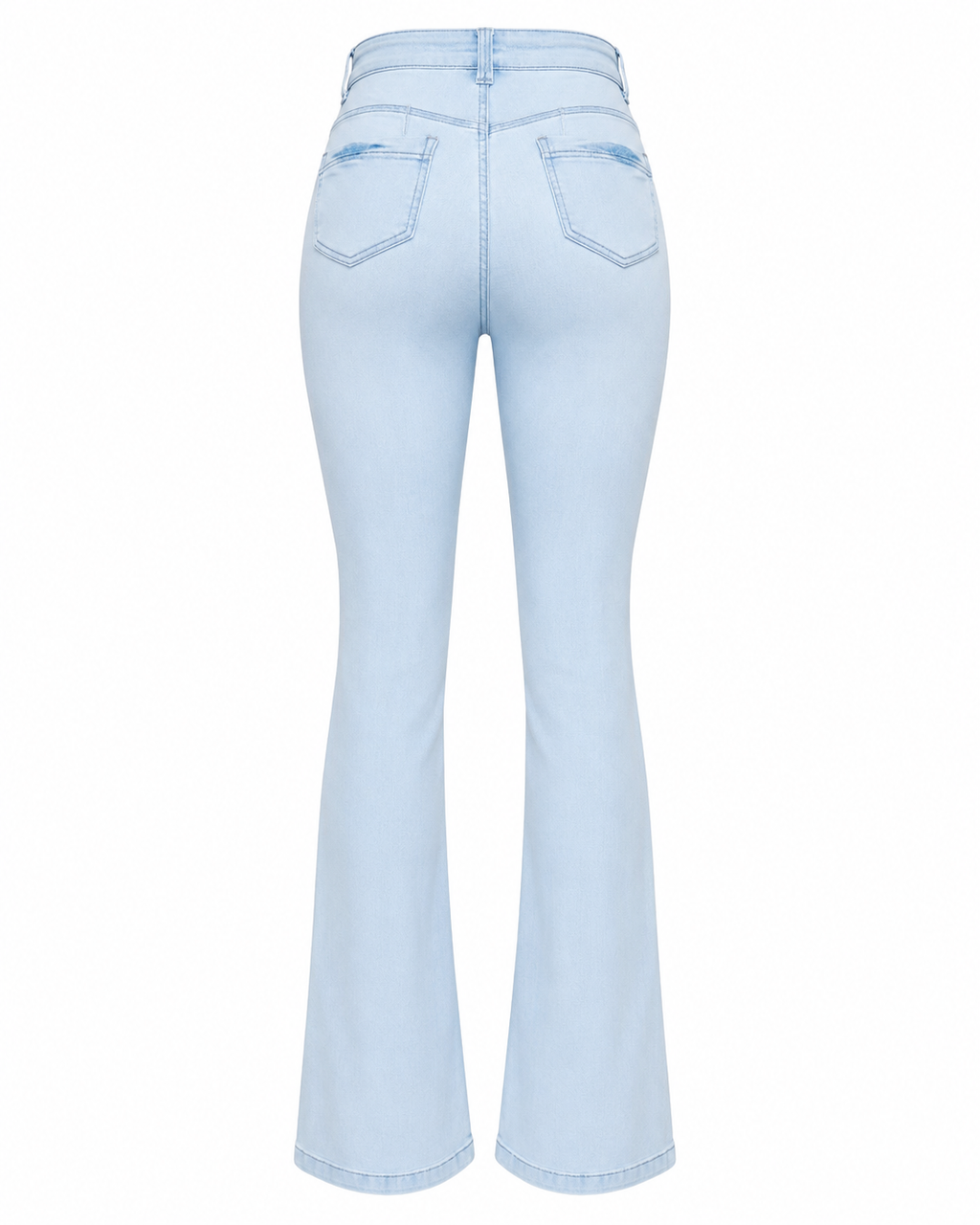 Full Size Wash High-Waisted Flare Jeans Plus Size