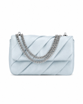 Ruched Flap Crossbody Bag