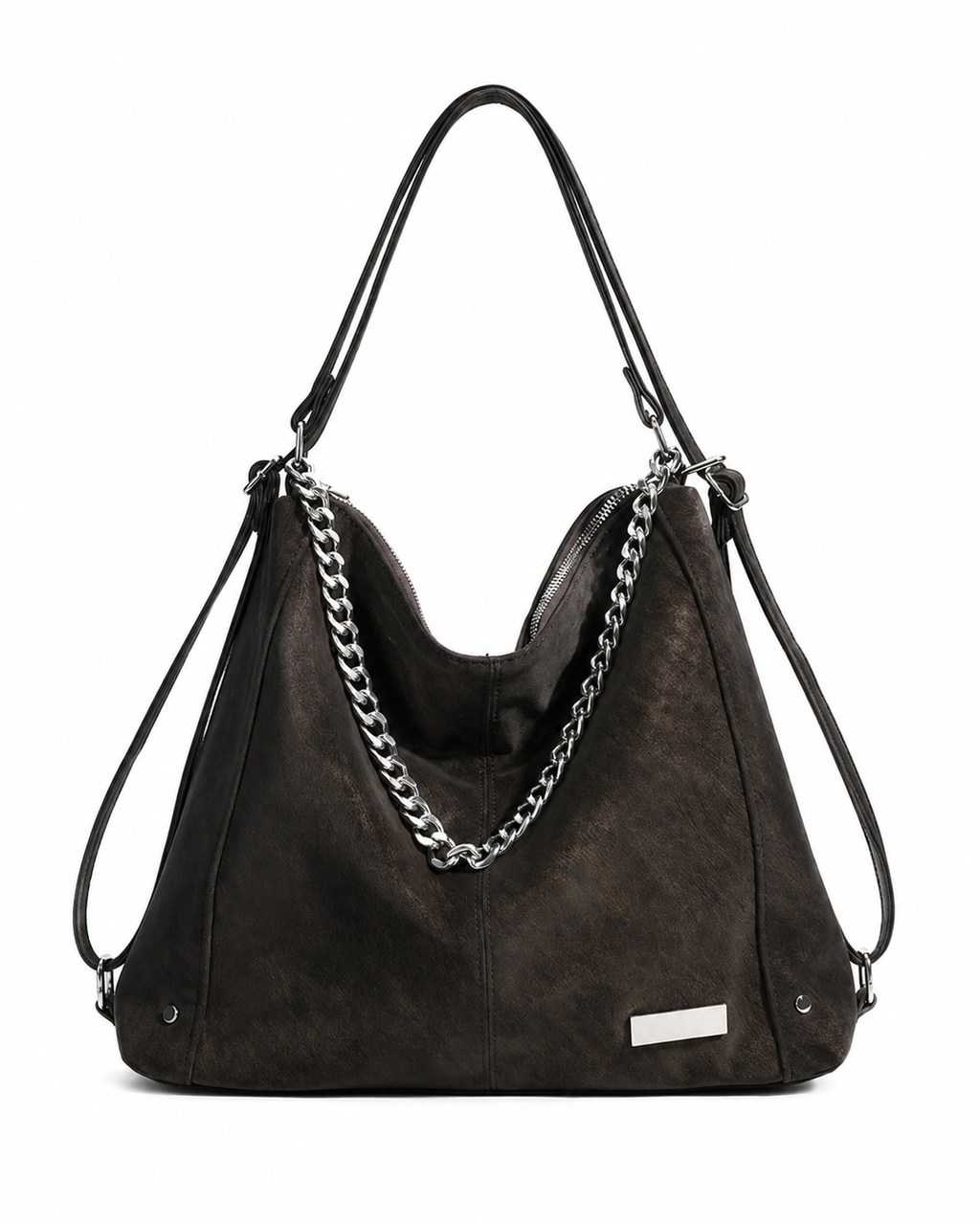 Chained Convertible Shoulder Bag
