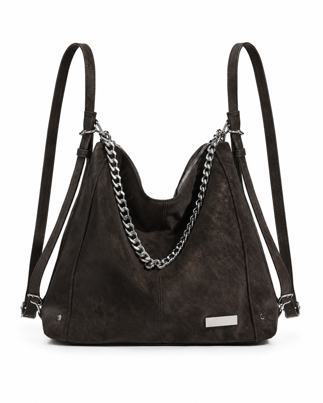 Chained Convertible Shoulder Bag