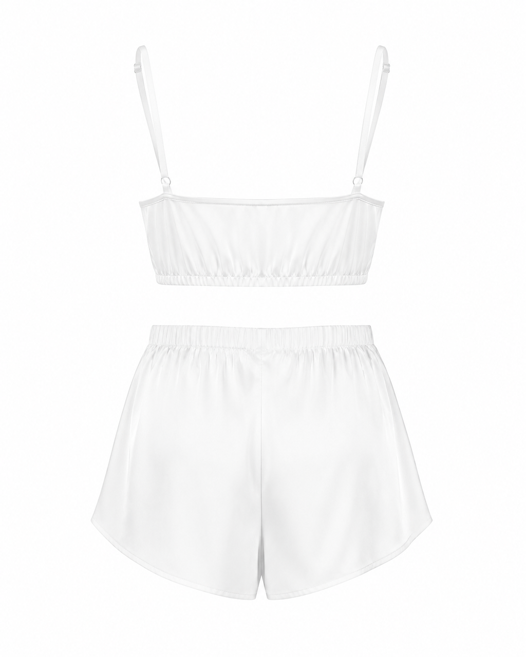 Cami & Lace Trim Cardigan & Shorts Lounge Set
