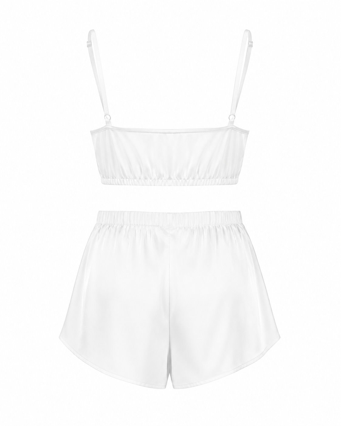 Cami & Lace Trim Cardigan & Shorts Lounge Set