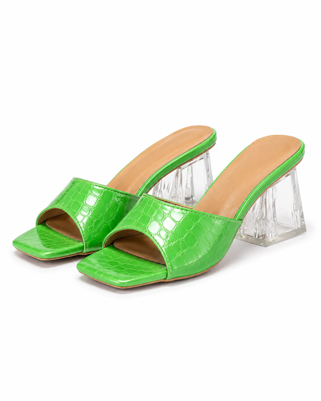 Open Toe Block Heels Sandals
