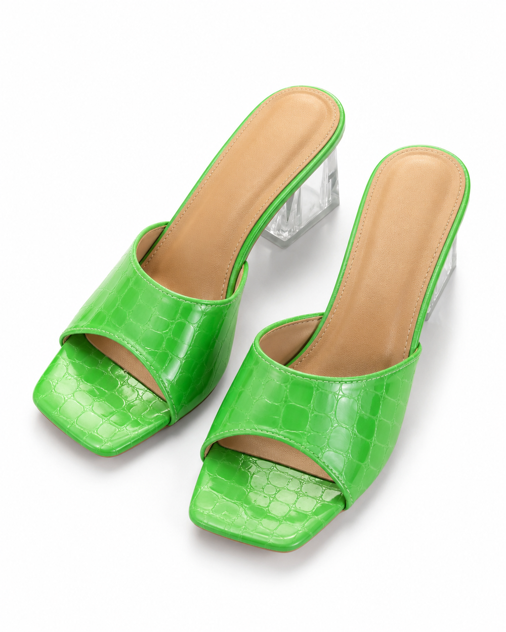 Open Toe Block Heels Sandals