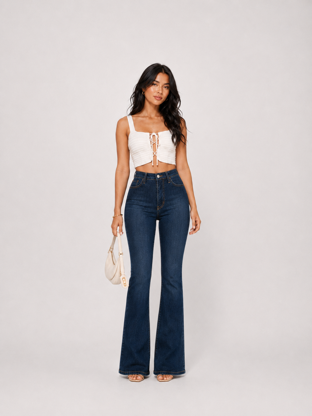 Full Size High-Waisted Bootcut Jeans