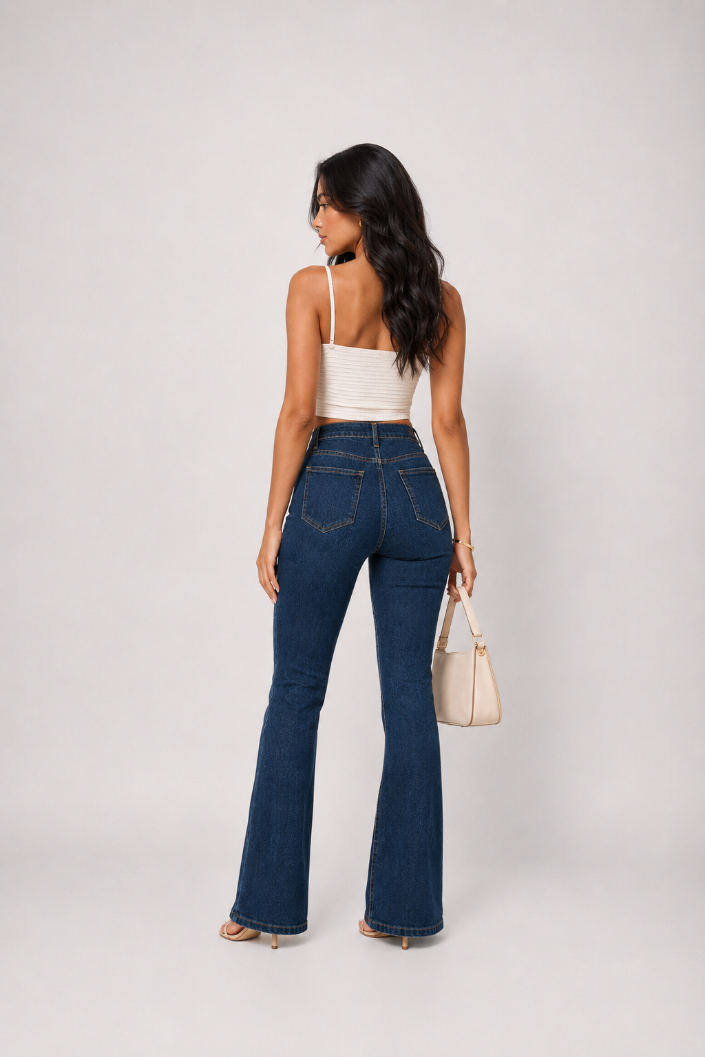 Full Size High-Waisted Bootcut Jeans