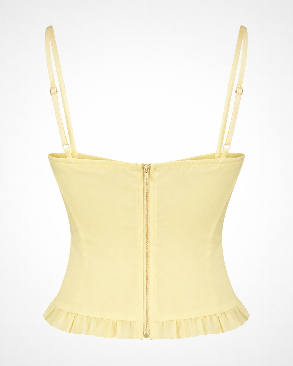 Ruffled Trim Bow Decor Cami Top