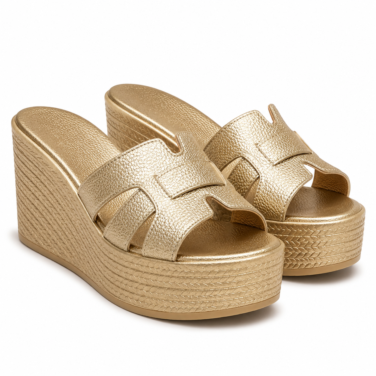 Open Toe Wedge Platform Sandals