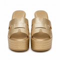 Open Toe Wedge Platform Sandals
