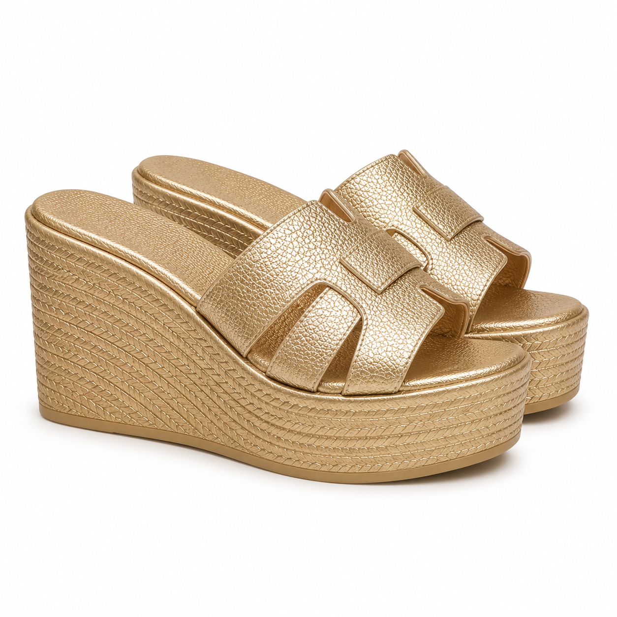 Open Toe Wedge Platform Sandals
