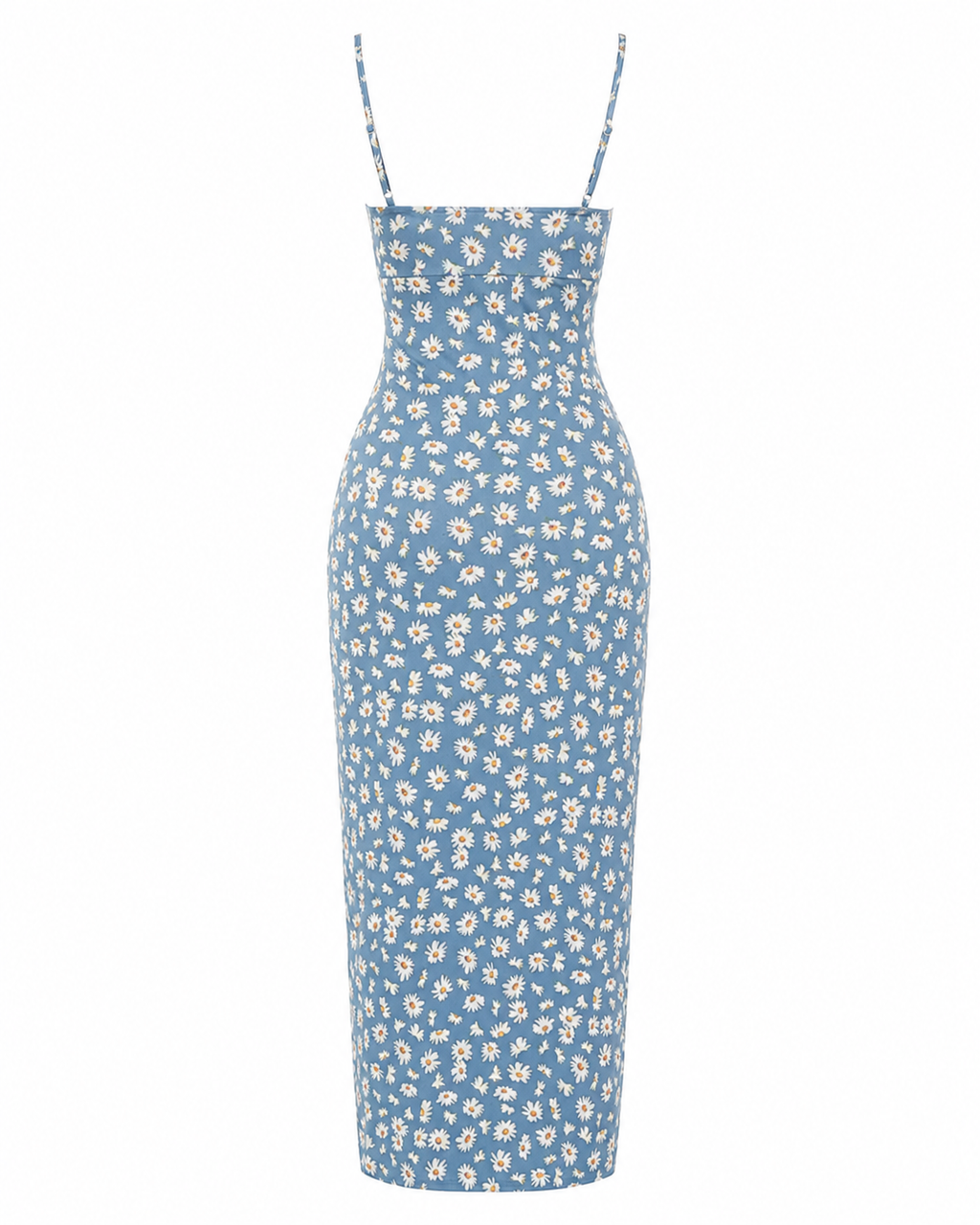 Floral Print High Slit Cami Dress