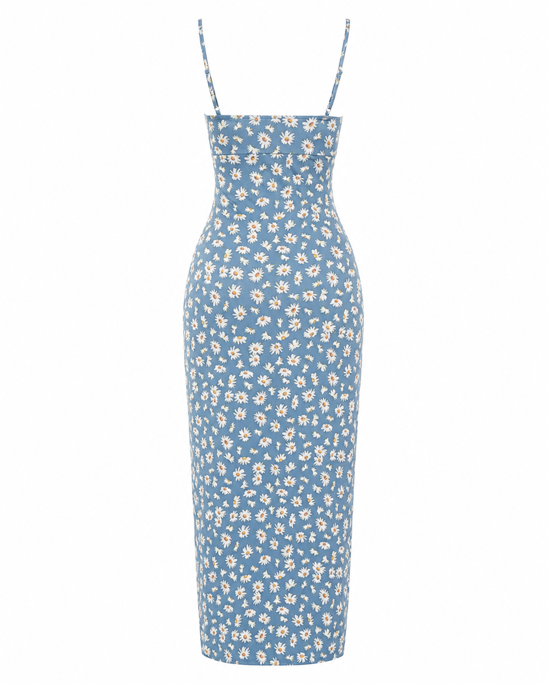 Floral Print High Slit Cami Dress