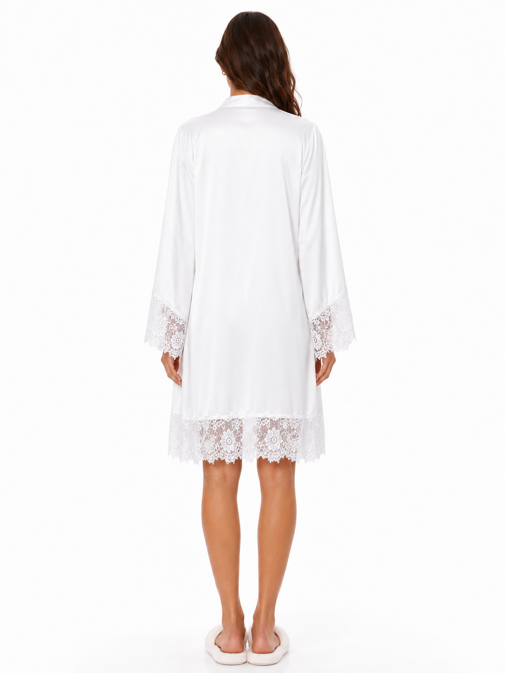 Cami & Lace Trim Cardigan & Shorts Lounge Set